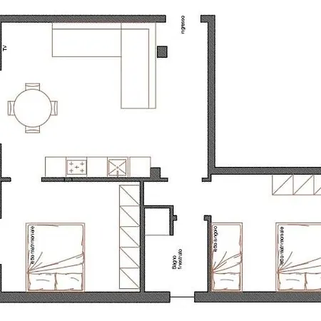 Casa Efix - Il Gabbiano Appartement